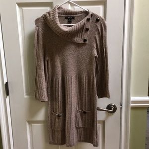 Style&Co button Envelope Neck Sweater/Dress Size M.